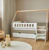 Design-Nachttisch mit Gitter