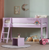 Borr halbhohes Kinderbett mit Kletterwand