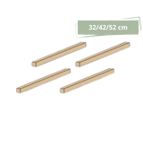4 Leisten aus massiver Naturbuche für Regale, Schränke und Garderoben