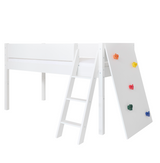 Borr halbhohes Kinderbett mit Kletterwand