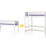 Halbhohes Bett für Hochbett - Mercur