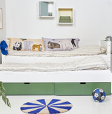 Luna Ausziehbett mit Schubladen