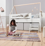 Nanna Kinderbett mit hohen Schubladen