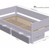 Sif Kinderbett mit Schubladen