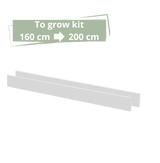 Zwei Grow Kit 2 Bettseiten (160 cm Bett bis 200 cm Bett)