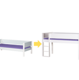 Offenes Etagenbett für halbhohes Bett - Cassiopeia