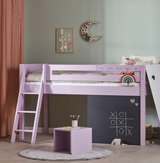 Læringsplakat til børn "Farm animals" - inkl. egetræsramme