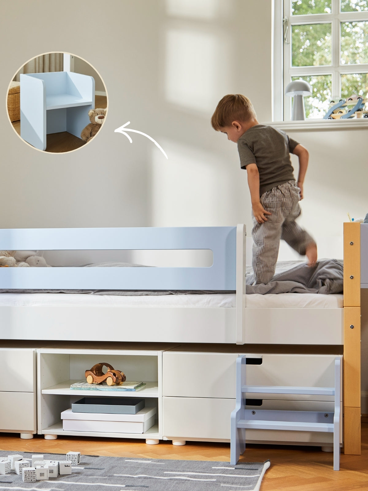 Clevere Aufbewahrungsmöglichkeiten fürs Kinderzimmer 💙