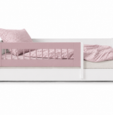 Huxie Montessori Bodenbett mit Sprossen-Rausfallschutz