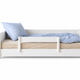 Huxie Montessori Bodenbett mit Junior-Absturzsicherung-Bundle