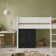 Dea halbhohes Kinderbett mit Tafel