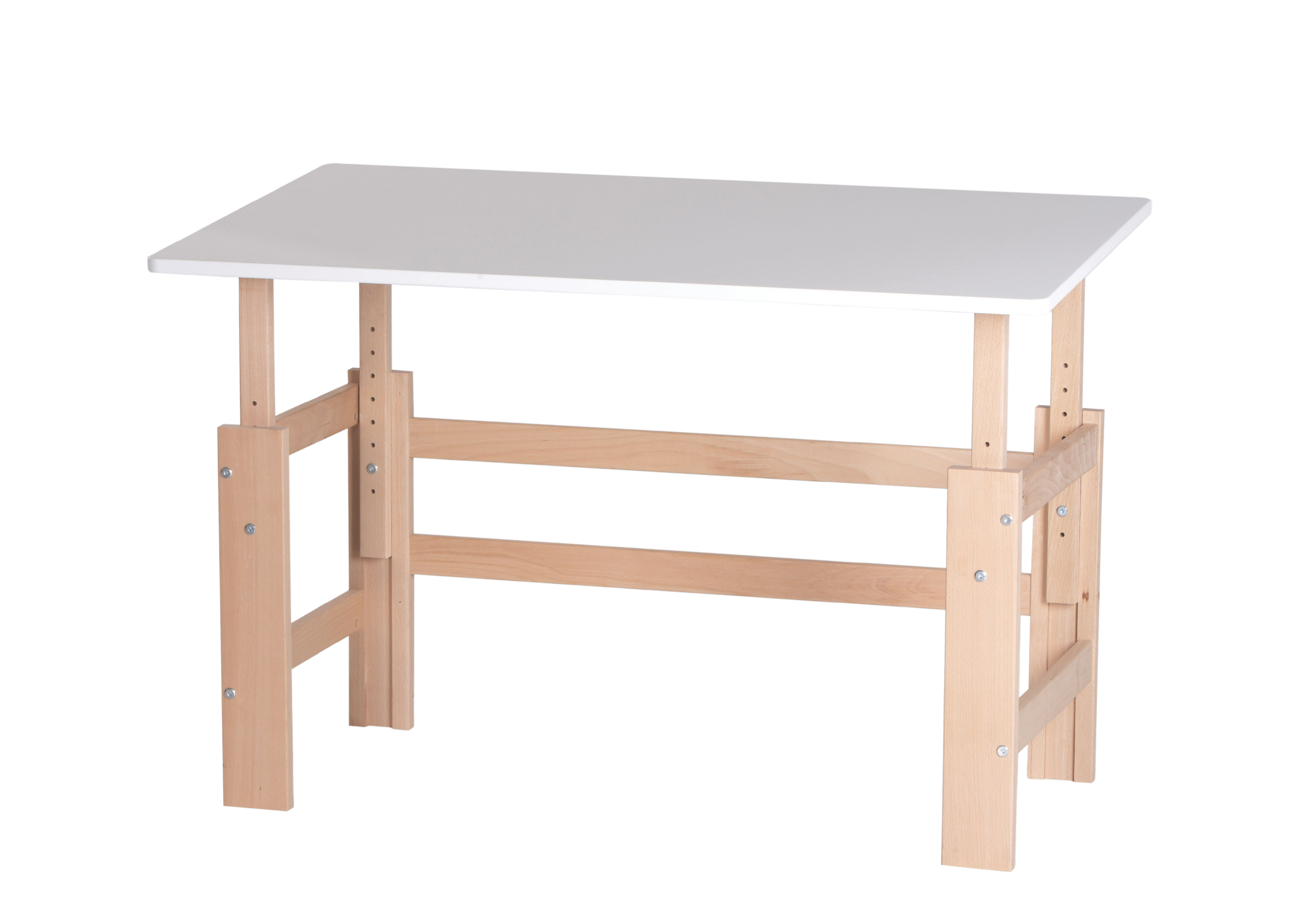 Woll-Kinderbett mit Schubladen - 90*200cm - Schneeweiß - 11