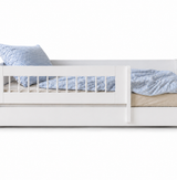 Huxie Montessori Bodenbett mit Sprossen-Rausfallschutz