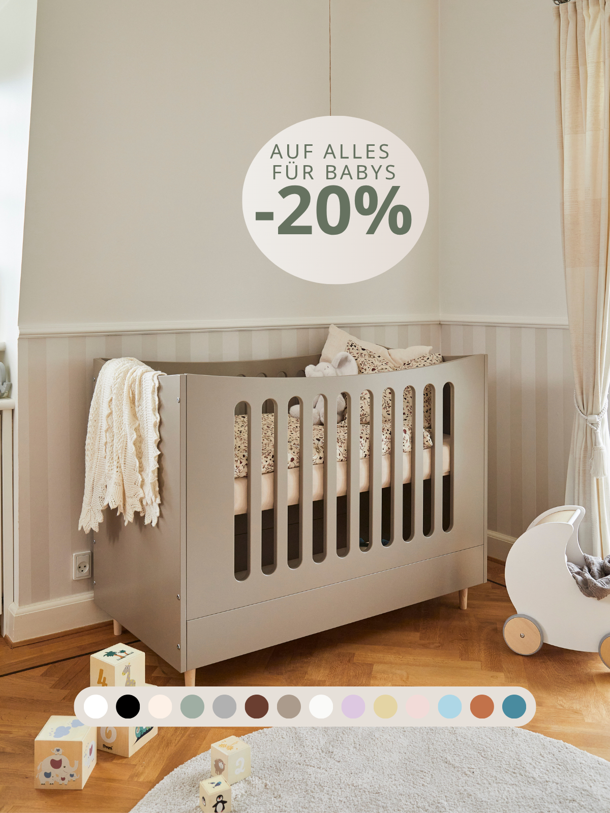 Spare 20 % auf die gesamte Babykategorie