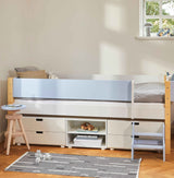 Bettgitter geschlossen