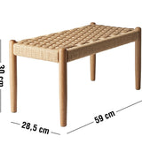 Kinderbank aus massiver Eiche