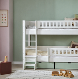 Læringsplakat til børn "Fruits and Vegetables" - inkl. egetræsramme