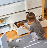 Ariel-Kinderbett mit viel Stauraum – gratis 3-in-1-Stuhl im gesamten Januar