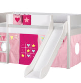 Loke Halbhohes Bett mit Rutsche