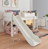 Loke halbhohes Kinderbett mit Rutsche - 90*160cm - Anthrazit - 2