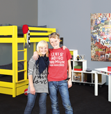 Maia extra hohes Etagenbett - 90*160cm - Azur mint - 22