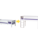 Etagenbett für halbhohes Bett - Saturn