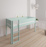 Frej halbhohes Bett-90*200cm-Azur mint -22