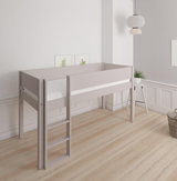 Frej halbhohes Bett - 90*160cm - Silber - 23