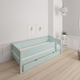Mimer Kinderbett mit Sideboard und Schubladen - 90*200cm - Azur mint - 22