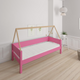 Saga Kinderbett mit Buchenbettrahmen - 90*160cm - Rosa - 32
