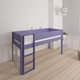 Sol halbhohes Kinderbett mit Ballboard - hohes Kinderbett mit Ballboard - 90*160cm - Hellviolett - 26