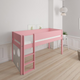 Sol halbhohes Kinderbett mit Ballboard - hohes Kinderbett mit Ballboard - 90*200cm - Rose - 30