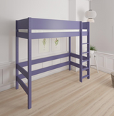 Gefion Hochbett für Kinder - 90*200cm - Hellviolett - 26